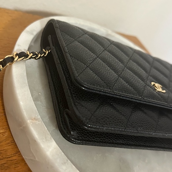 Chanel Wallet on Chain caviar leather - Picture 11 of 15
